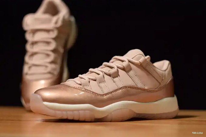 Reps TB Gold 11 Air Jordan GS Rose Low AH7860-105 0612